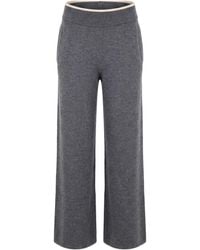 Pinko - Elastic-Waist Casual Trousers - Lyst