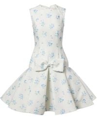 ShuShu/Tong - Floral Cotton And Silk Minidress - Lyst