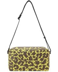 Issey Miyake - Geometric-Patterned Shoulder Bag - Lyst