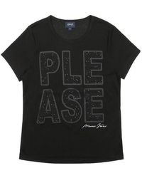 Armani Jeans - Printed T-Shirt - Lyst