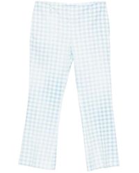 Ermanno Scervino - Vichy Check Flared Pants - Lyst