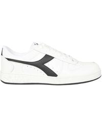 Diadora - Magic Basket Low Icona Leather Sneakers - Lyst