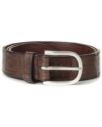 Orciani - Embossed Leather Belt - Lyst