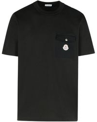 Moncler - Pocket Detailed Crewneck T-Shirt - Lyst