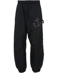 JW Anderson - Jw Anderson Logo Embroidered Jogging Pants - Lyst
