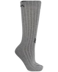 Marni - Logo Mended Ribbed Socks - Lyst