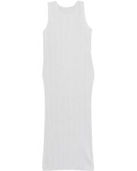 Pleats Please Issey Miyake - Pleated Sleeveless Maxi Dress - Lyst