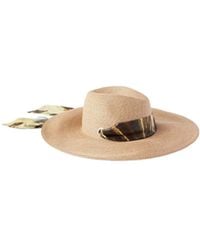 Eugenia Kim - Satin-Trimmed Straw Hat - Lyst