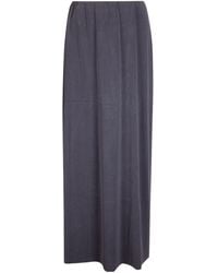 Samsøe & Samsøe - Elastic Waist Midi Skirt - Lyst