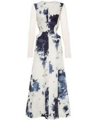 Chloé - Tie-Dye Cutout Midi Dress - Lyst