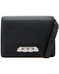 McQueen - The Four Ring Foldover Shoulder Bag - Lyst