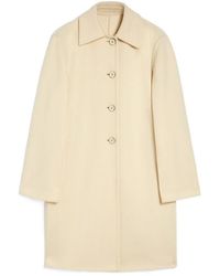 Jil Sander - Buttoned Mid-Length Coat - Lyst