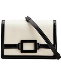 Roger Vivier - Belle Vivier Voyage Lacquered Buckle Clutch Bag - Lyst