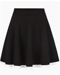 Nina Ricci - Skater Trimmed-Knit Mini Skirt - Lyst