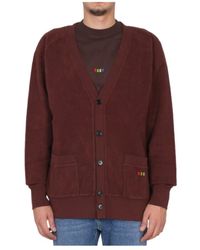 MSGM - V-Neck Knitted Cardigan - Lyst