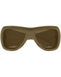 Saint Laurent - Eyewear Pilot Frame Glasses - Lyst