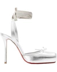 Christian Louboutin - Cassia Lace-Up Pumps - Lyst