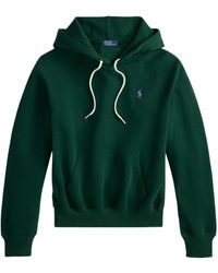Polo Ralph Lauren - Logo Embroidered Drawstring Hoodie - Lyst
