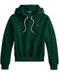 Polo Ralph Lauren - Logo Embroidered Drawstring Hoodie - Lyst