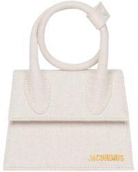 Jacquemus - Le Chiquito Noeud Logo Plaque Tote Bag - Lyst