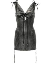 KNWLS - Nihil Leather Minidress - Lyst