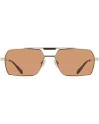 Ferragamo - Geometric Sunglasses - Lyst