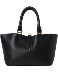 Chloé - Rolled-Handles Leather Tote Bag - Lyst