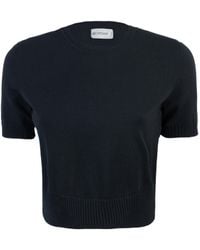 Sportmax - Short-Sleeved Crewneck Jumper - Lyst