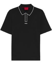 BOSS - Boss Contrast Trim Short-Sleeved Polo Shirt - Lyst