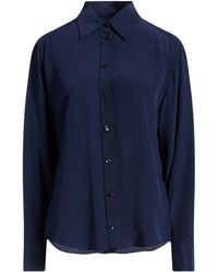 Dolce & Gabbana - Solid-Colored Chiffon Shirt - Lyst