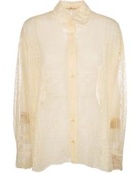 Ermanno Scervino - Lace Shirt - Lyst
