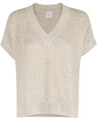 Eleventy - V-Neck Top - Lyst