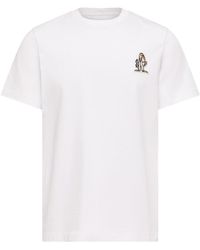 Moncler - Logo Cotton T-Shirt - Lyst