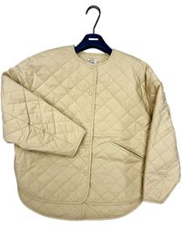 TOTEME - Totême Long Sleeved Quilted Crewneck Jacket - Lyst