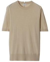 Burberry - Fine-Knit Wool Top - Lyst
