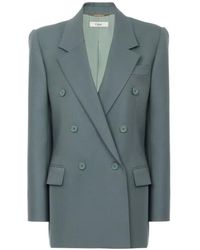Chloé - Chloé Double-Breasted Tailored Blazer - Lyst