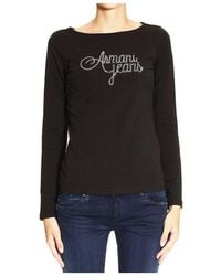 Armani Jeans - Logo Detail T-Shirt - Lyst