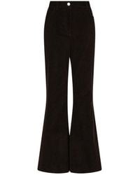 Ferragamo - Ferragamo Flared Cords Trousers - Lyst