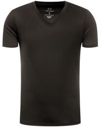 ARMANI EXCHANGE - Basic V-Neck T-Shirt - Lyst