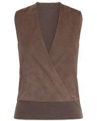Max Mara - Wool And Cashmere Yarn Gilet - Lyst