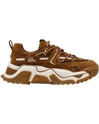 Steve Madden - Color-Block Suede And Mesh Dad Sneakers - Lyst