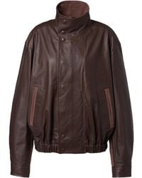 Lemaire - Leather Blouson Jacket - Lyst