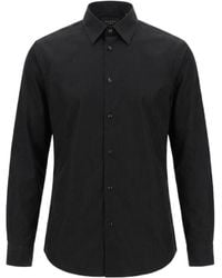 Gucci - Piece Dyed Cotton Poplin Shirt - Lyst