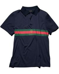 Gucci - Web Detailed Jersey Polo Shirt - Lyst