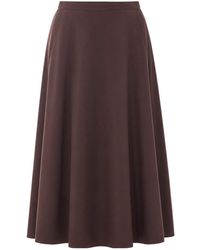 Add - Nylongloss Midi Skirt - Lyst