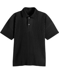 Homme Plissé Issey Miyake - Homme Plissé Issey Miyake Monthly Colors June Pleated Polo Shirt - Lyst