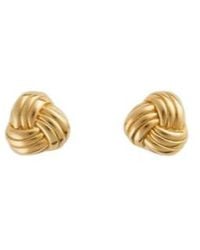 Bottega Veneta - Intreccio Geometric Earrings - Lyst