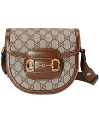 Gucci - 1955 Horsebit Mini Rounded Shoulder Bag - Lyst