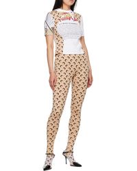 Marine Serre - Moon Printed Skinny-Cut Leggings - Lyst
