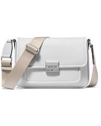 Michael Kors - Bradshaw Medium Leather Messenger Bag - Lyst